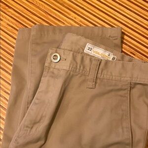 Volcom Tan Chinos for Effortless Style